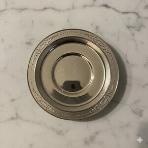 Genuine Silver Plated Saucers or side dish plate